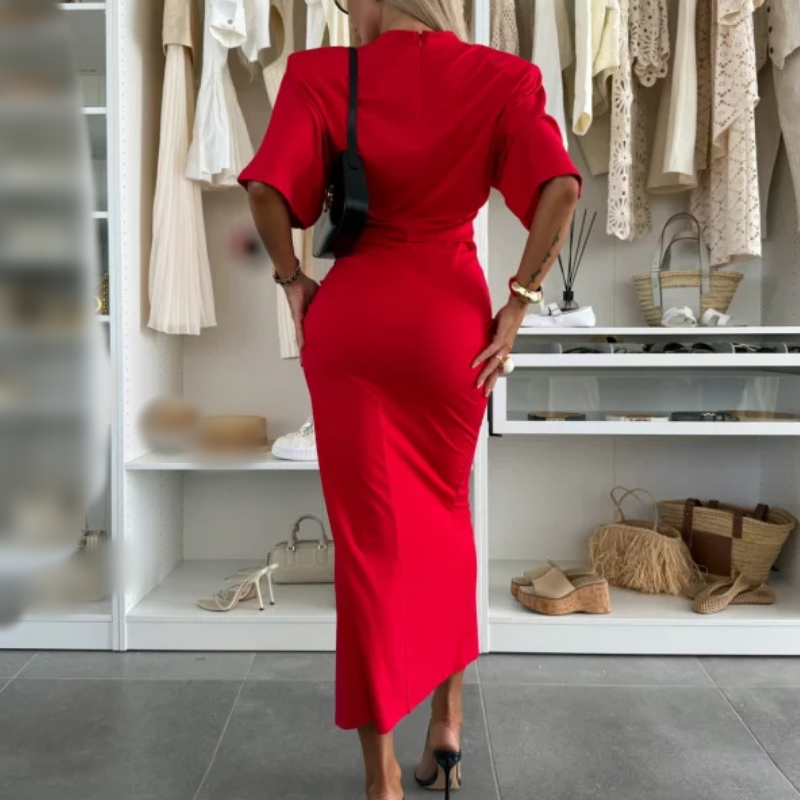 Cotton slit midi skirt|Slit design 👯 ♀️ on the side, a slim skirt ✨ with a sense of flow when walking