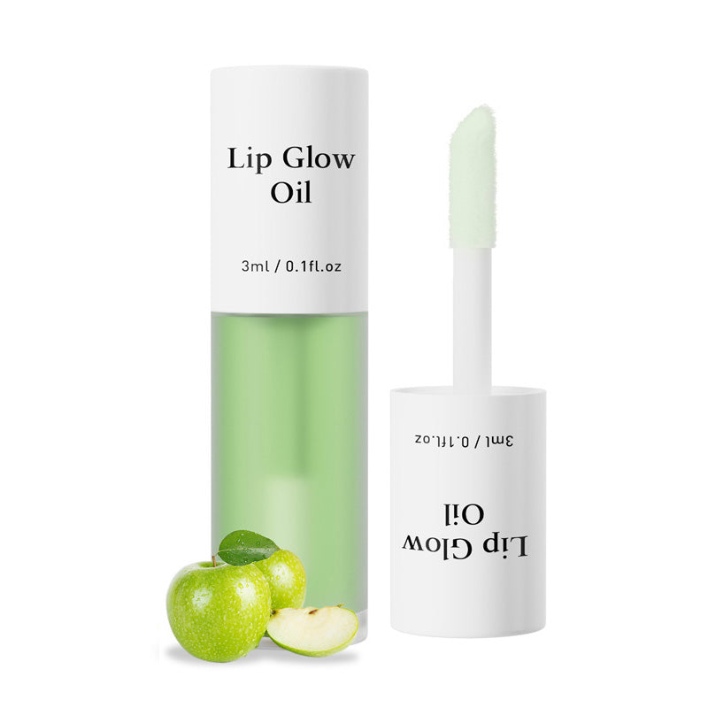 🍓🌸 Fruity and floral lip oil|Burst water moisturizing Mirror water, tender enough to pinch out water~