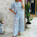 🌸Layered three-dimensional lace + high-waisted shorts! Look tall and thin💖