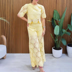 🌸Layered three-dimensional lace + high-waisted shorts! Look tall and thin💖