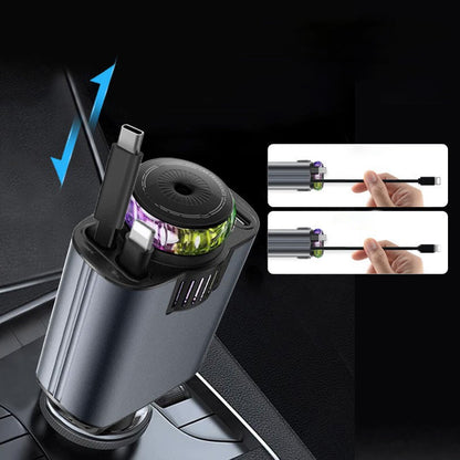 🔋⚡5-in-1 Charger Aroma Diffuser Starlight Ceiling