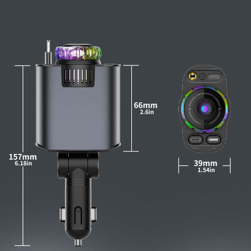 🔋⚡5-in-1 Charger Aroma Diffuser Starlight Ceiling