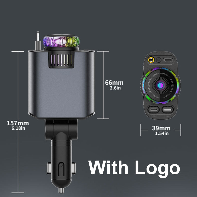 🔋⚡5-in-1 Charger Aroma Diffuser Starlight Ceiling