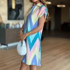 ✨ 🇬🇧 Final Clearance! Loose printed skirt, hide the loose flesh, daily wear, grab the Last Sizes