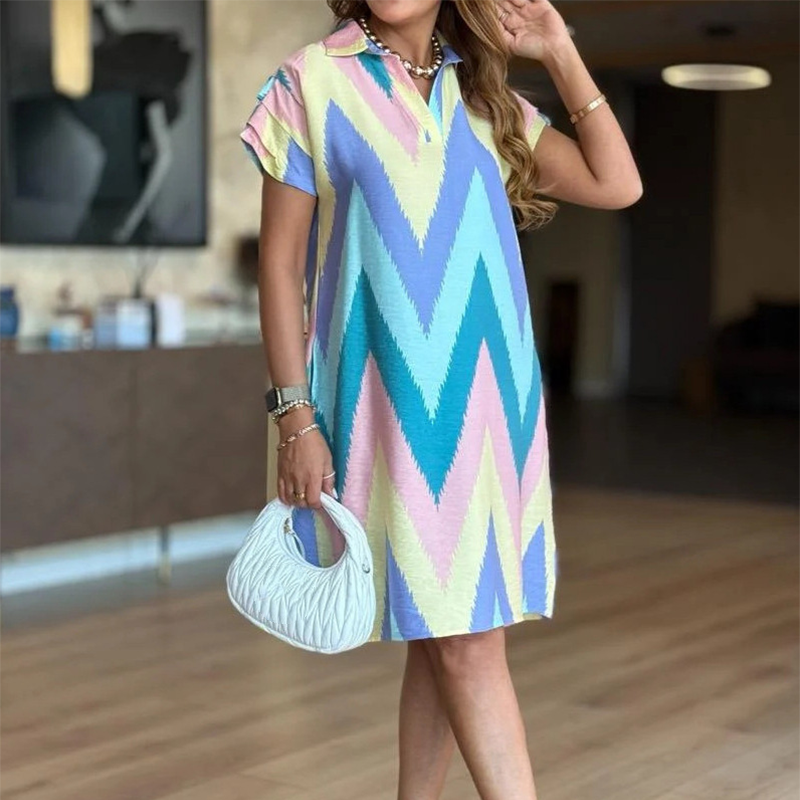 ✨ 🇬🇧 Final Clearance! Loose printed skirt, hide the loose flesh, daily wear, grab the Last Sizes