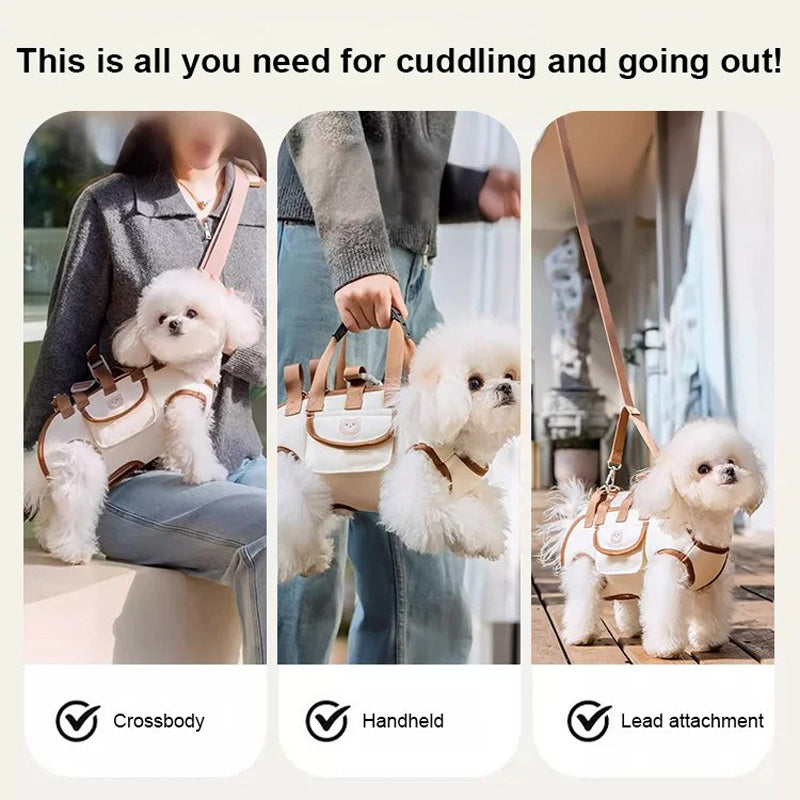 🐶🎒 2-in-1 Portable Breathable Pet Carrier – Sling + Backpack | Anywhere, Anytime!