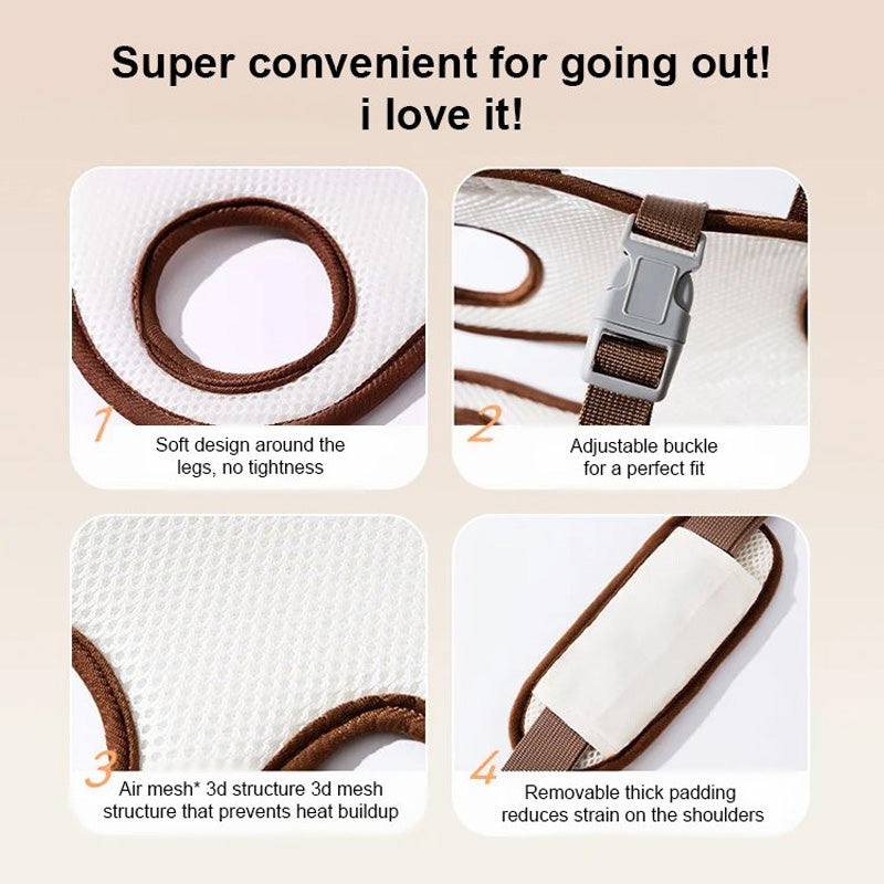 🐶🎒 2-in-1 Portable Breathable Pet Carrier – Sling + Backpack | Anywhere, Anytime!