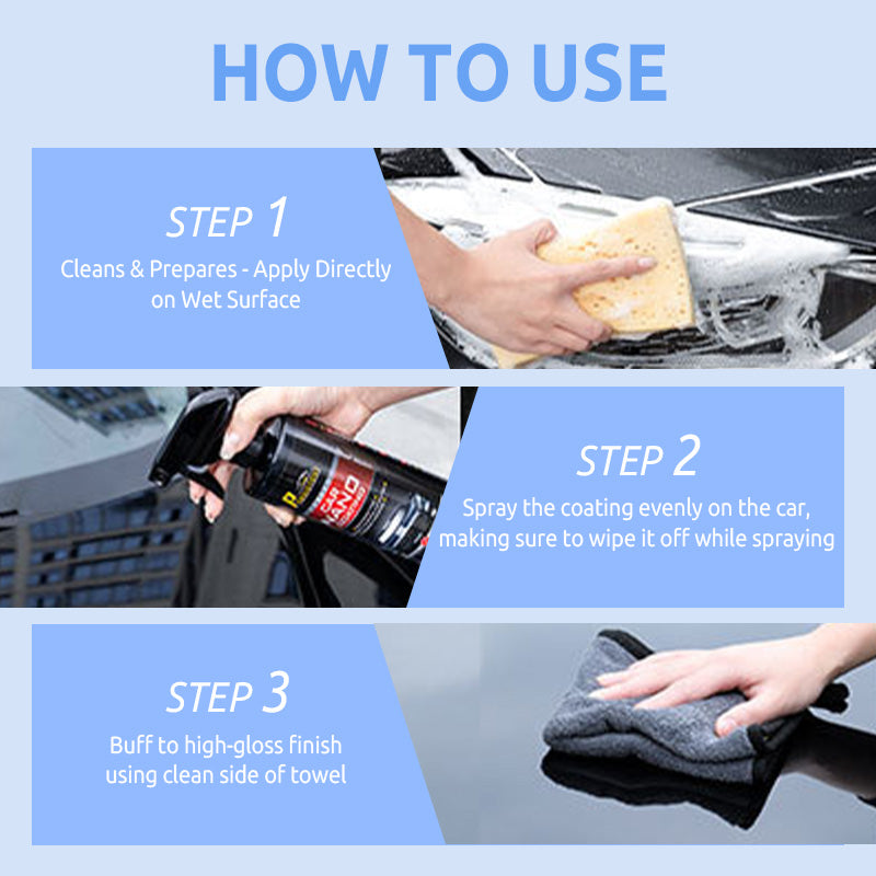 🥇 All-in-one car cleaning coating kit | High-capacity cleaning, scratch-resistant and water-resistant ✨