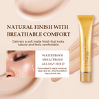 💦 Waterproof foundation cream matching beauty brush ✨ to cover blemishes and fit naturally One set is done