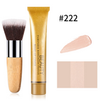 💦 Waterproof foundation cream matching beauty brush ✨ to cover blemishes and fit naturally One set is done
