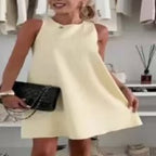 🌸Women's Casual Sleeveless A-Line Dress | Lazy and relaxed! The sleeveless A-line skirt is comfortable to hide the meat