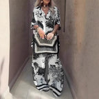 ✅ Daily needs! Printed V-neck set | A set of solutions to wear, casual and fashionable, not tired of wearing every day