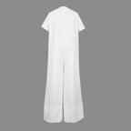 🧚 Women's V-Neck Loose Jumpsuit – Casual Comfort, All-Day Wear