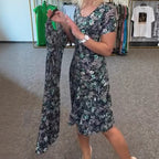 ✨ The floral skirt that was asked exploded! 2025 new U collar 65% OFF, don't buy it and cry~