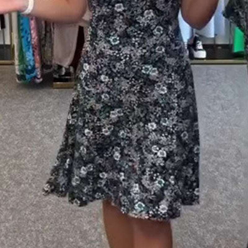 ✨ The floral skirt that was asked exploded! 2025 new U collar 65% OFF, don't buy it and cry~