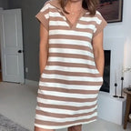 👗Women's Casual Striped Sleeveless Dress | Effortless Chic Style