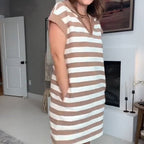 👗Women's Casual Striped Sleeveless Dress | Effortless Chic Style