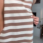 👗Women's Casual Striped Sleeveless Dress | Effortless Chic Style