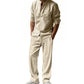 🍃 Lightweight Cotton Men's Casual Shirt & Pants Set