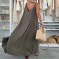 💜LAST DAY PROMOTION - 61%OFF💜Women’s Spaghetti Strap Maxi Dress with Waist Tie