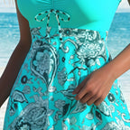 🌟Strap Top & Fitted Swim Shorts Separable Swimsuit - Beach Ready!👙🩳