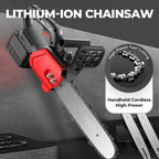 🪚🔋 Portable Handheld Cordless High-Power Lithium-Ion Chainsaw Set – Home & Outdoor