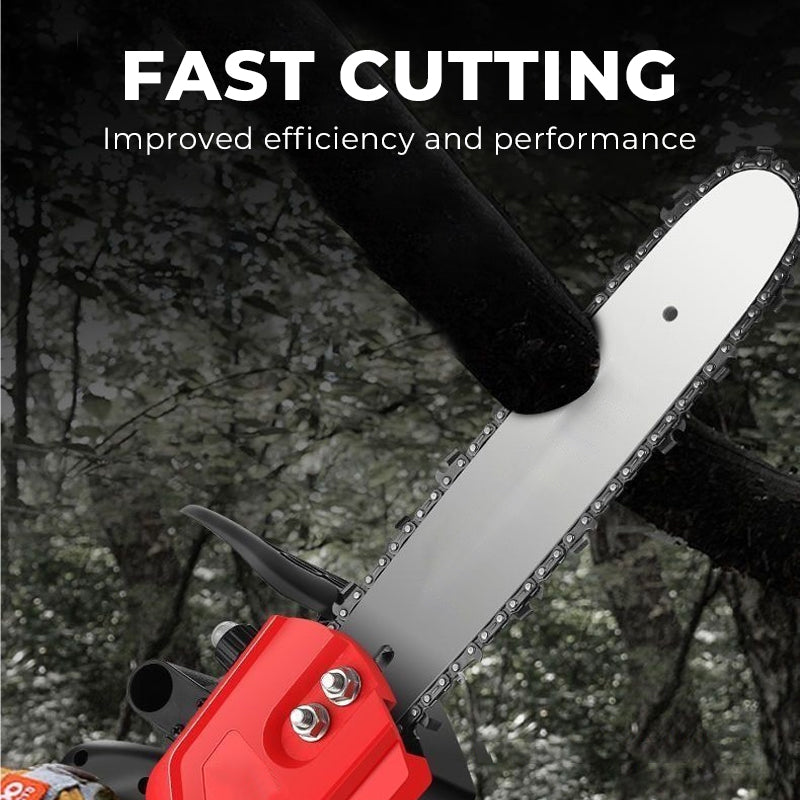 🪚🔋 Portable Handheld Cordless High-Power Lithium-Ion Chainsaw Set – Home & Outdoor