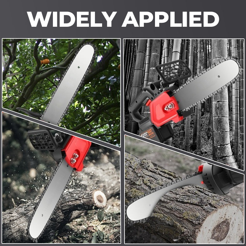 🪚🔋 Portable Handheld Cordless High-Power Lithium-Ion Chainsaw Set – Home & Outdoor