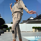 🛋️ Casual two-piece set | Sweatshirt with sweatpants, the laziness is just right