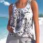 🌸 Women's Printed Tankini Swimsuit – Cute Patterns, Flattering Fit for Beach Days 🌊