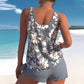 🌸 Women's Printed Tankini Swimsuit – Cute Patterns, Flattering Fit for Beach Days 🌊