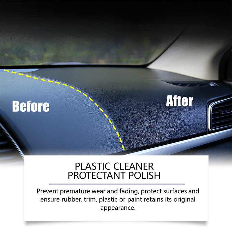 💧 No-Rinse Car Interior Cleaner & Polish – Multifunctional Quick Shine