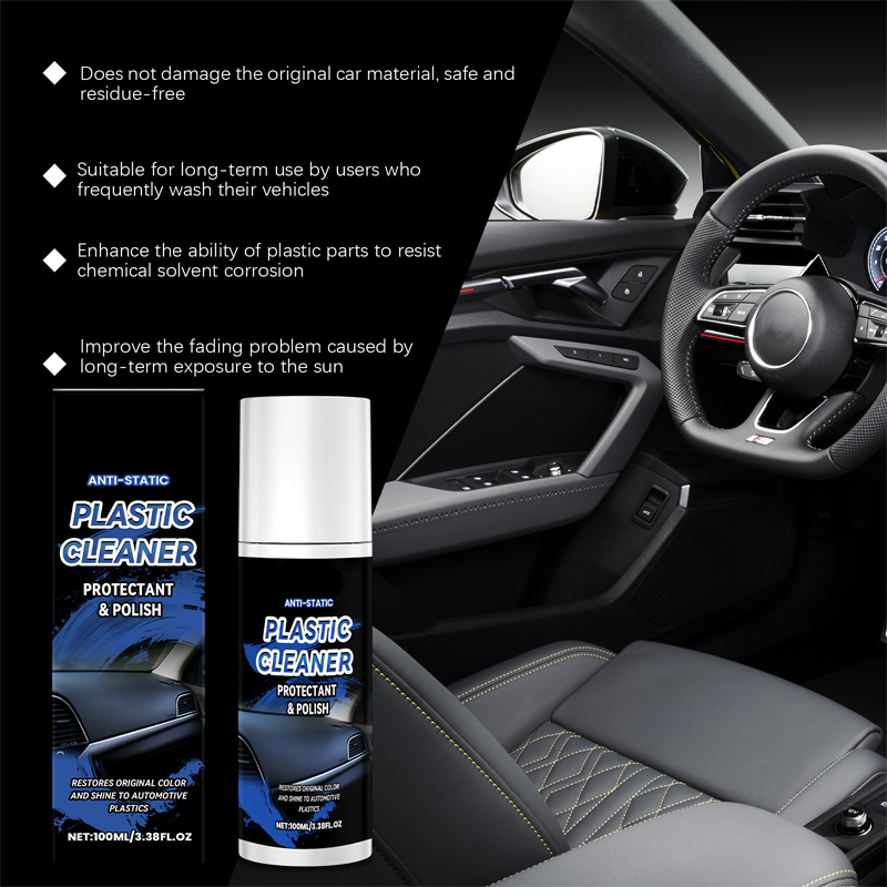 💧 No-Rinse Car Interior Cleaner & Polish – Multifunctional Quick Shine