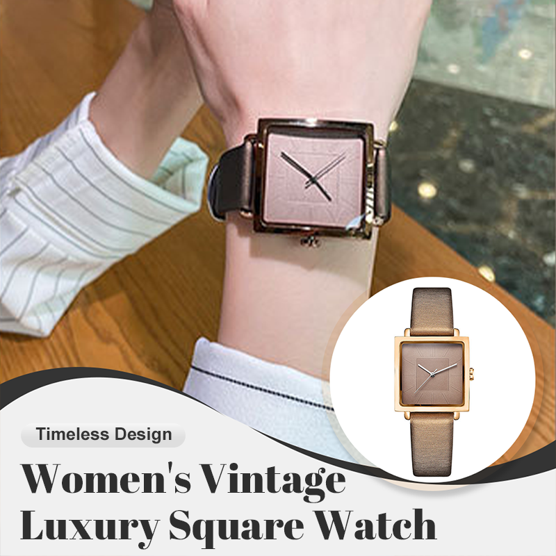 ⌚ Women's Vintage Luxury Square Watch – Heritage Crafted Timeless Elegance