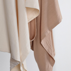 👗 Women's 3/4 Sleeve Open-Front Shawl – Effortless Casual Elegance