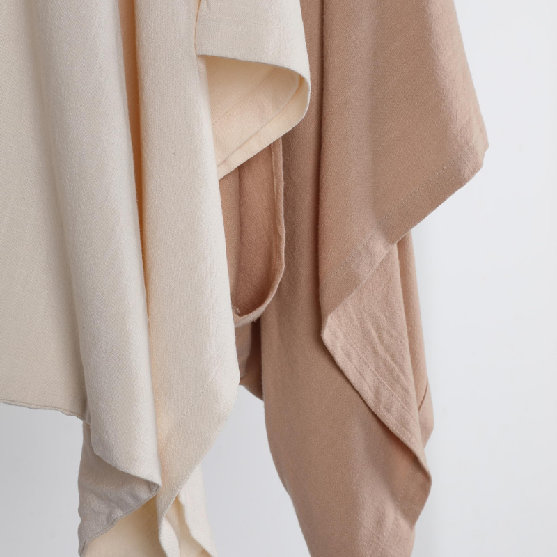 👗 Women's 3/4 Sleeve Open-Front Shawl – Effortless Casual Elegance