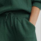 👕 Long Sleeve Half Zip Sweatsuit Set – Easy On/Off Comfort