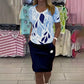 👗 1 Set = 5 Outfits! Printed Top + Skirt – Work/Date/Weekend Ready
