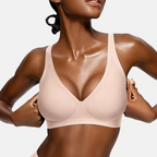 🤗 No More Underwire Discomfort! 😎Deep V Push - up Bra – Seamless & Wirefree✨