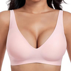 🤗 No More Underwire Discomfort! 😎Deep V Push - up Bra – Seamless & Wirefree✨