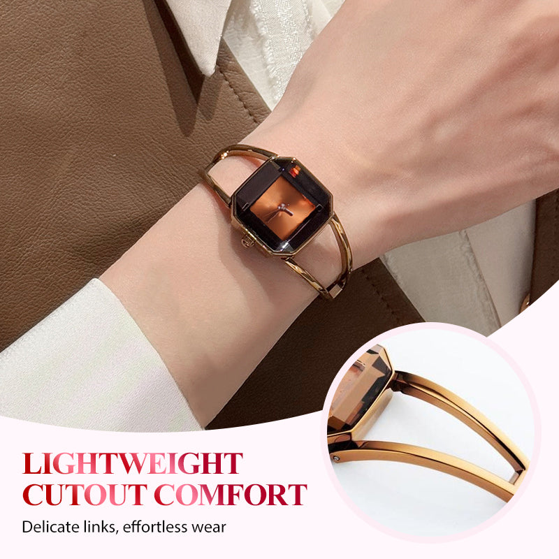 ⌚️Minimalist Fashion Square Dial Quartz Watch – Sleek Lines & Timeless Appeal