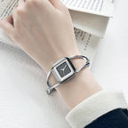 ⌚️Minimalist Fashion Square Dial Quartz Watch – Sleek Lines & Timeless Appeal