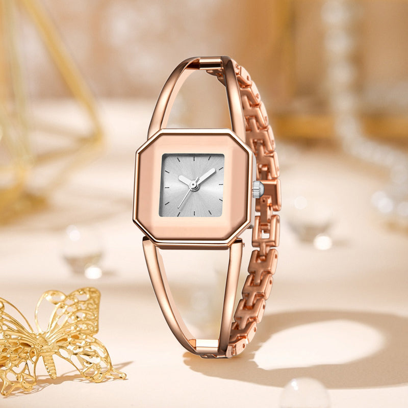 ⌚️Minimalist Fashion Square Dial Quartz Watch – Sleek Lines & Timeless Appeal