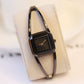 ⌚️Minimalist Fashion Square Dial Quartz Watch – Sleek Lines & Timeless Appeal