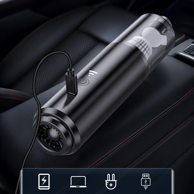 🚗Portable Car Vacuum Cleaner – Powerful Suction for On-the-Go Cleaning