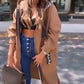 🧥Women's Hooded Long Sweatshirt – Cozy Layers for Cool Days