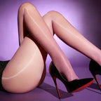 👠Shiny Sheer Pantyhose for Women – Breathable Fabric & Shimmer Finish