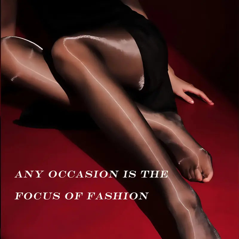 👠Shiny Sheer Pantyhose for Women – Breathable Fabric & Shimmer Finish