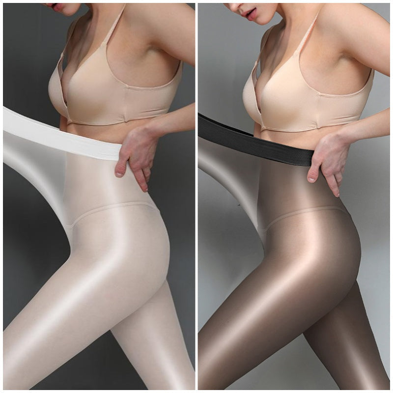 👠Shiny Sheer Pantyhose for Women – Breathable Fabric & Shimmer Finish