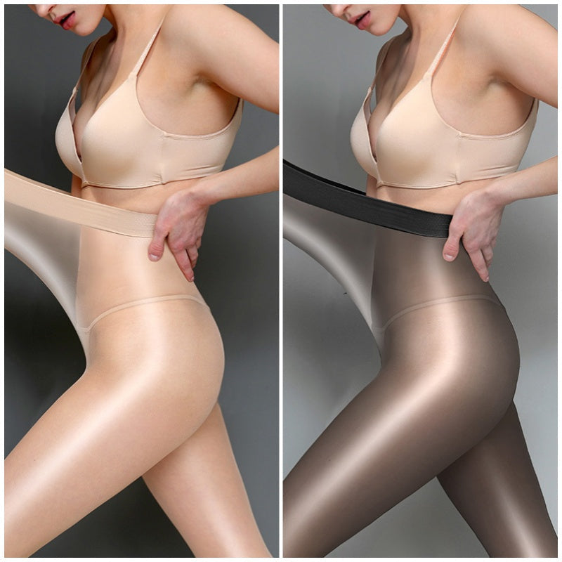 👠Shiny Sheer Pantyhose for Women – Breathable Fabric & Shimmer Finish